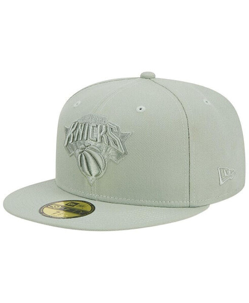 Men's Light Green New York Knicks Sage Color Pack 59FIFTY Fitted Hat