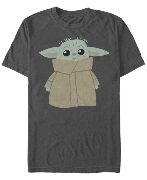 Men's Blushing Yoda Short Sleeve Crew T-shirt