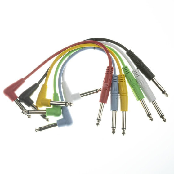 MUSIC STORE patch cable 6-pack 0,15 m