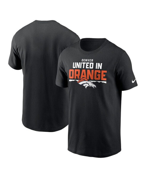 Men's Black Denver Broncos Local Essential T-shirt