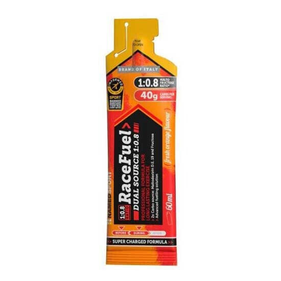 NAMED SPORT Race Fuel 60ml Orange energy gels box 24 units