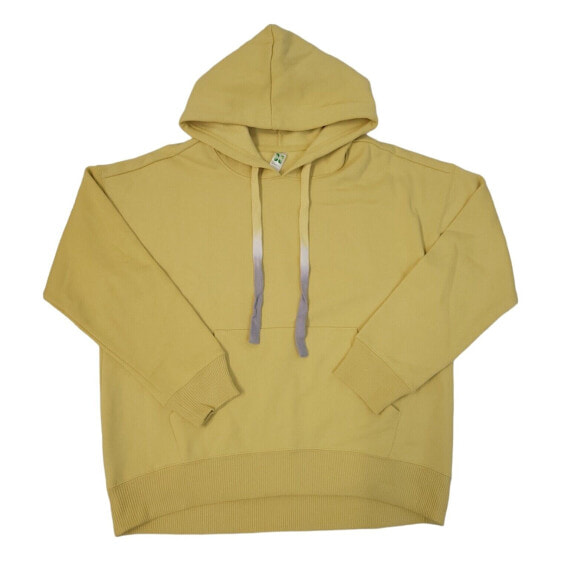 Green Tea Women's Comfortable Pastel Spring Hoodie w/ Front Pocket (Gold, S)