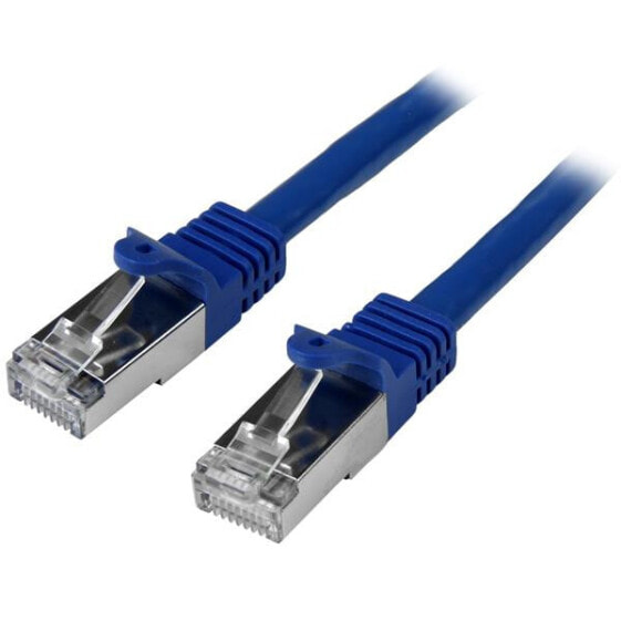 StarTech.com Cat6 Patch Cable - Shielded (SFTP) - 0.5 m - Blue - 0.5 m - Cat6 - S/FTP (S-STP) - RJ-45 - RJ-45