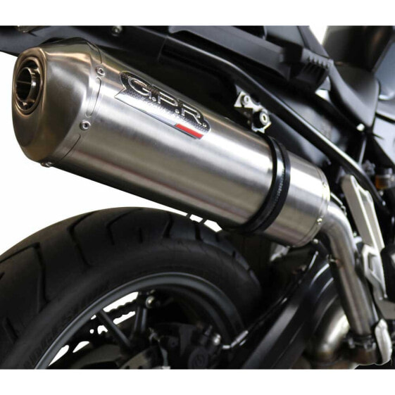 GPR EXHAUST SYSTEMS Satinox Slip On R 1200 GS Adventure 17-18 Euro 4 Homologated Muffler