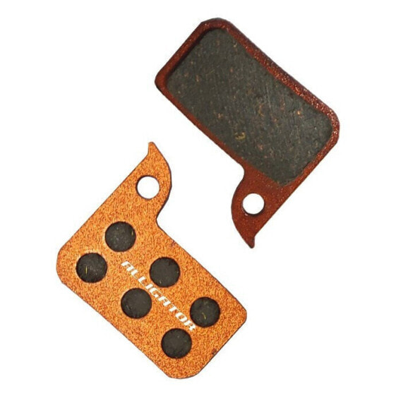 ALLIGATOR Extreme Carbon Semi-Metallic Disc Brake Pads For Sram Red 22 B1/Force 22/Force 1/CX1/Rival 22/Rival 1