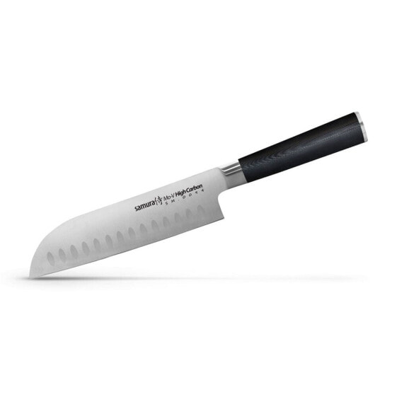 Нож кухонный профессиональный SAMURA Santoku Knife Hollow Ground