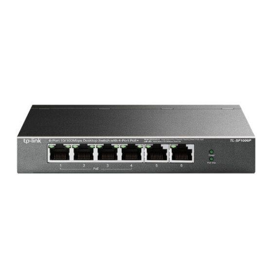 TP-LINK TL-SF1006P - Unmanaged - Fast Ethernet (10/100) - Power over Ethernet (PoE)