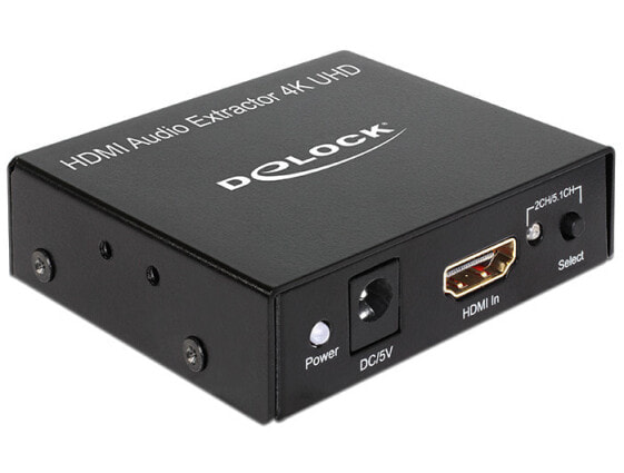 Delock 62692 - 3840 x 2160 pixels - AV receiver - Black - HDCP