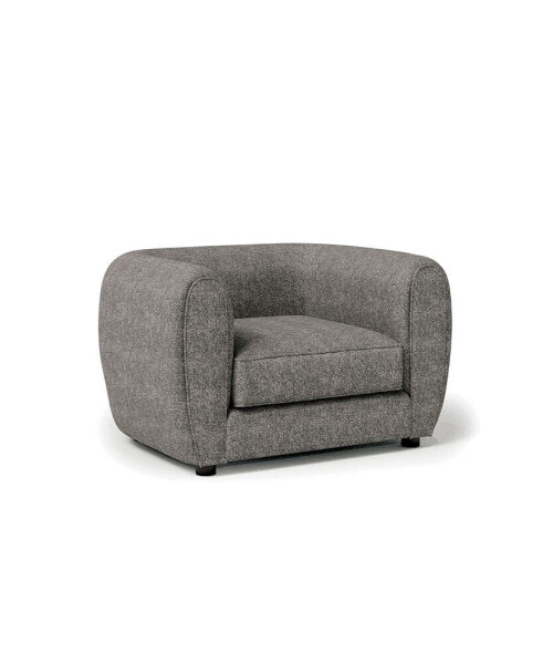 Valerian 45" Boucle Fabric Club Chair