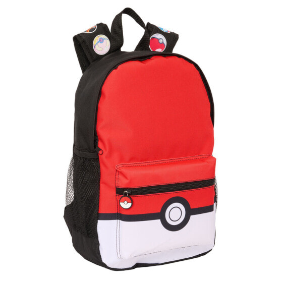 School Bag Pokémon Black Red 28 x 40 x 12 cm