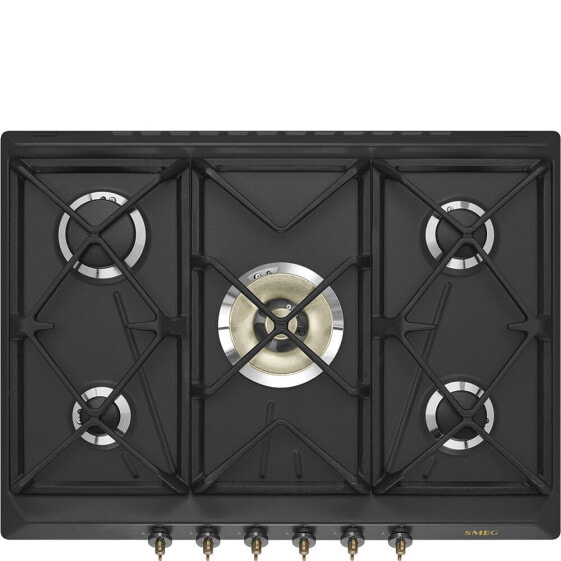 SMEG Colonial SRV876AOGH Gas Hob 5 burners