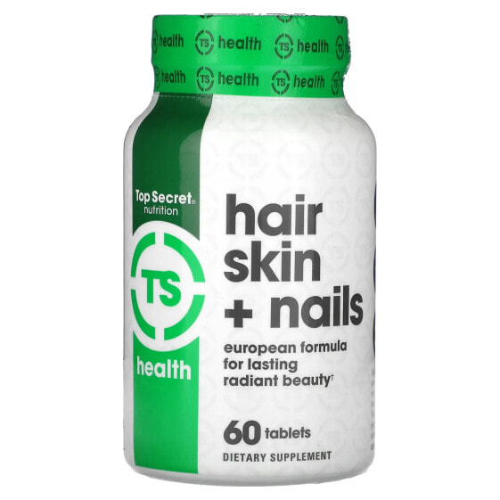 Витамины для кожи Top Secret Nutrition Health, Hair Skin + Nails, 60 таблеток