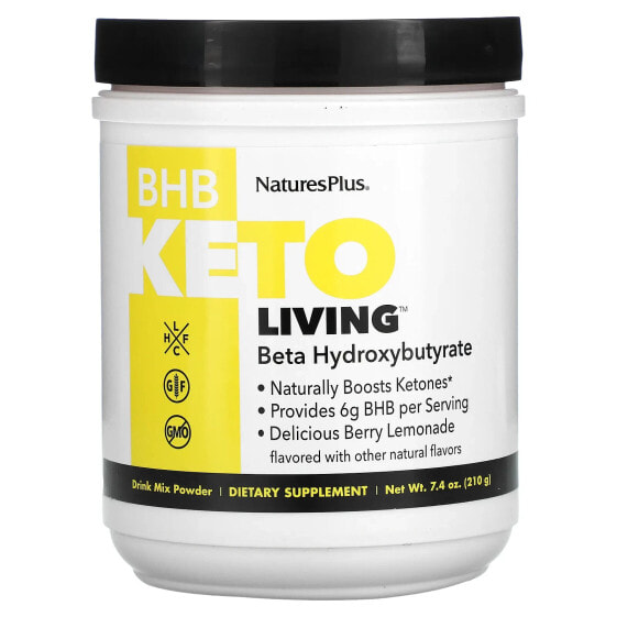 BHB Keto Living, Berry Lemonade, 7.4 oz (210 g)