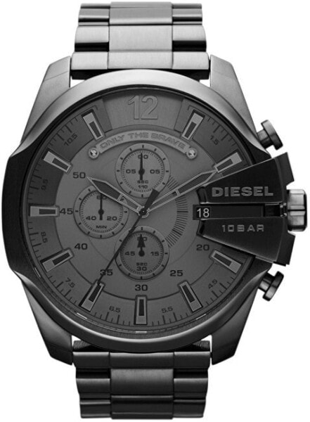 Мужские наручные часы черные с браслетом DZ4282 Diesel