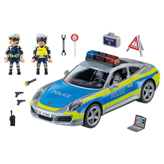 Конструктор PLAYMOBIL 70066 Porsche 911 Carrera 4s Police, для детей.