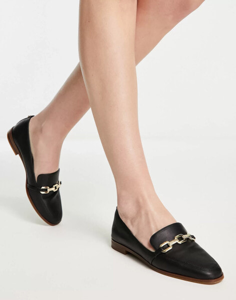 ALDO Kyah flat shoes with trim in black