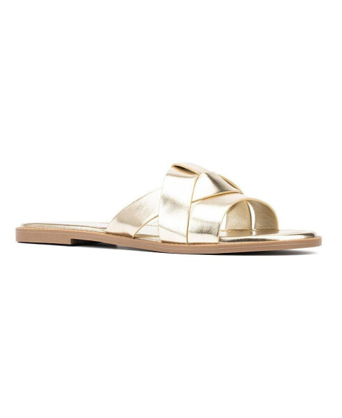 Women's Tiana Wide Width Flats Sandal