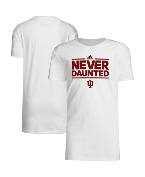 Big Boys White Indiana Hoosiers Slogan Dazzler T-shirt