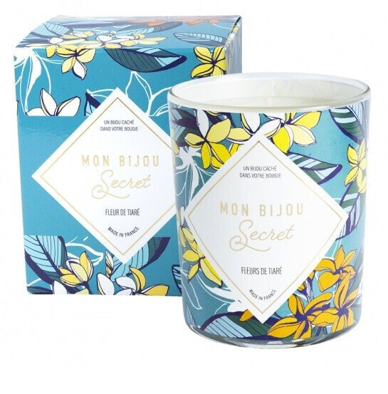 Scented candle 40h with jewel Flower Tiare CCOM100