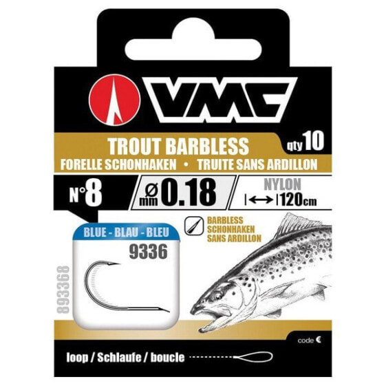 VMC Trout Barbless Tied Hook