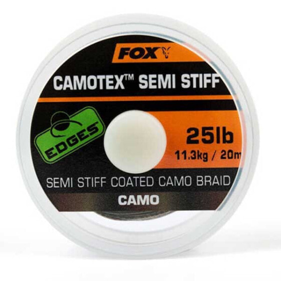 Леска FOX INTERNATIONAL Camotex semi-stiff 20 м