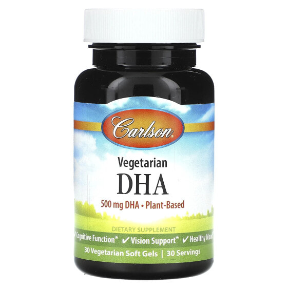 Vegetarian DHA, 500 mg, 30 Vegetarian Soft Gels