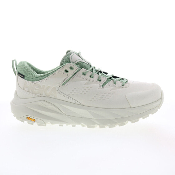 Hoka Kaha Low GTX 1123114-CTBS Mens White Leather Athletic Hiking Shoes
