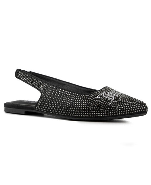 Women's Pisces Slingback Embellished Flats