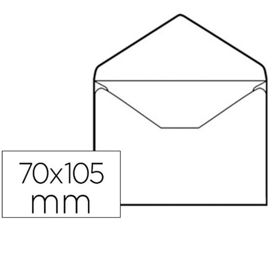 конверты Liderpapel SB03 Белый бумага 70 x 105 mm (5 штук)