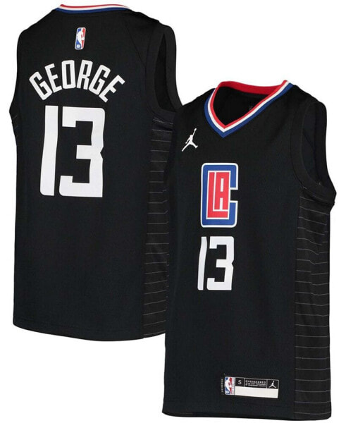 Big Boys Paul George Black LA Clippers 2020/21 Swingman Player Jersey - Statement Edition