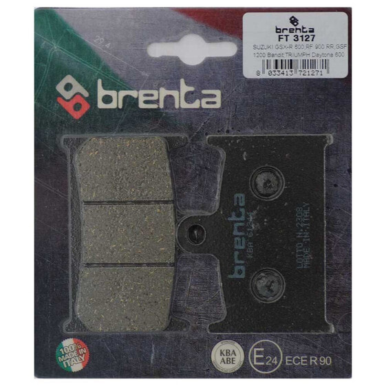 BRENTA MOTO 3127 organic rear Brake Pads