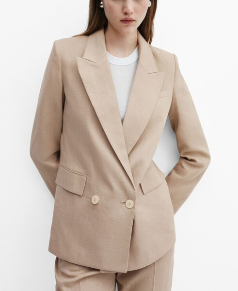 Women's 100% Linen Suit Blazer