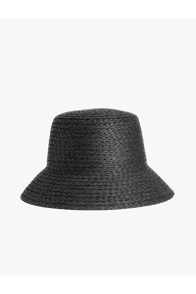 Головной убор Шляпа из соломки Koton Bucket