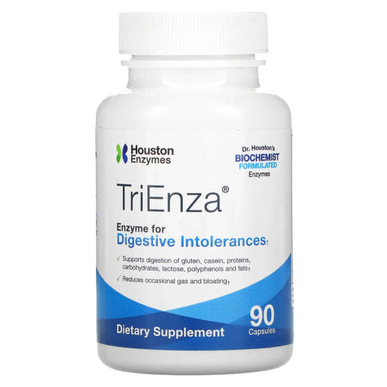 БАД для пищеварения Houston Enzymes TriEnza, 90 капсул