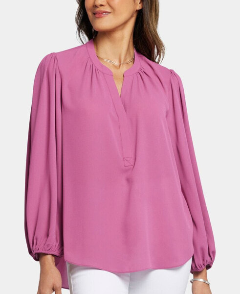 Puff Sleeve Popover Top
