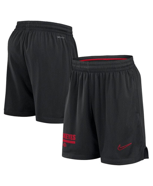 Men's Black Ohio State Buckeyes 2024 Sideline Mesh Shorts