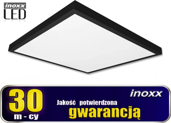 Lampa sufitowa Nvox Panel led 60x60 48w lampa sufitowa kaseton 6000k zimny + ramka natynkowa czarna