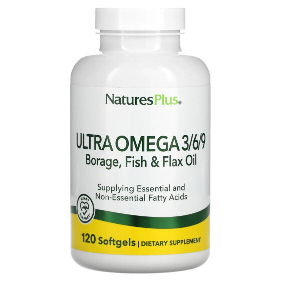 Ultra Omega 3/6/9, 120 Softgels