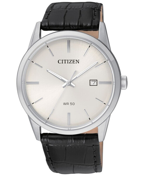 Часы Citizen Quartz Black Leather 39mm