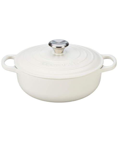 Enameled Cast Iron 3.5-Qt. Sauteuse Round Oven