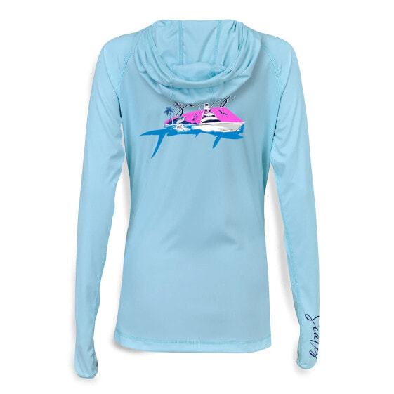 SCALES Mahi Slam Womens Hooded Performance Shirt