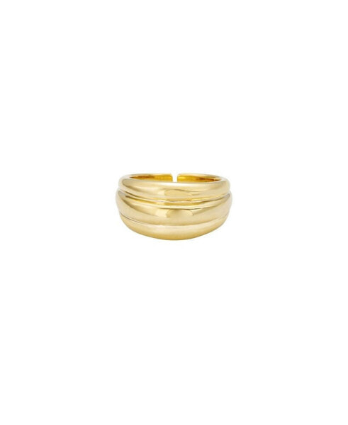 Gold Plated Dome Ring