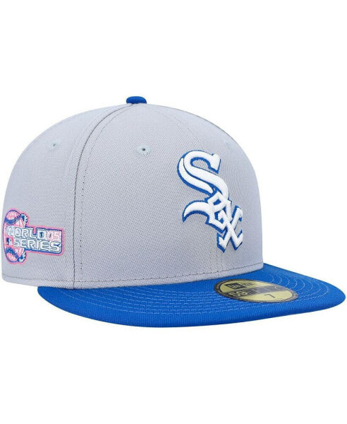 Men's Gray, Blue Chicago White Sox Dolphin 59FIFTY Fitted Hat