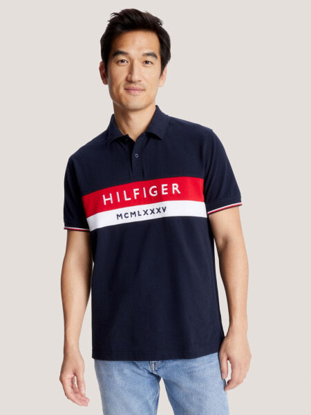 Regular Fit Embroidered Hilfiger Polo