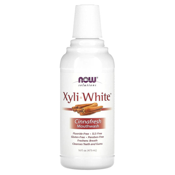 Solutions, XyliWhite Mouthwash, Cinnafresh, 16 fl oz (473 ml)