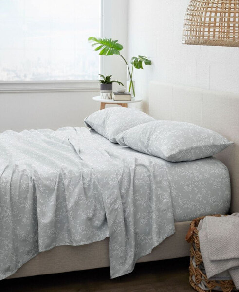 Постельное белье IENJOY HOME Комплект постельного белья "Trellis Vine Pattern" из коллекции Premium Ultra Soft, 3 шт, Twin