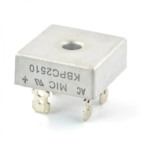 Bridge rectifier KBPC2510 - 1000V/25A - with connectors