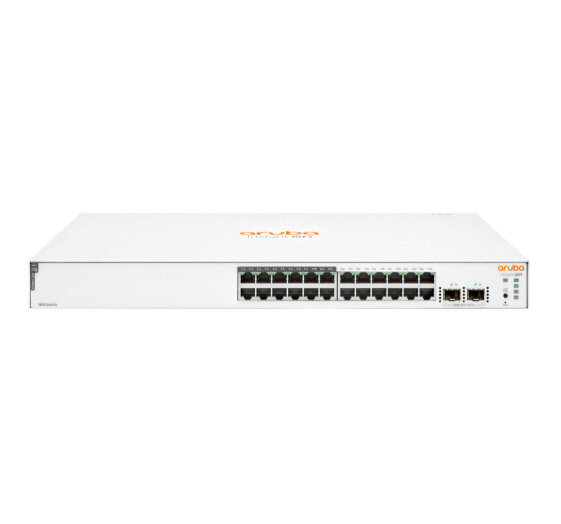 HPE Instant On 1830 24G 12p Class4 PoE 2SFP 195W - Managed - L2 - Gigabit Ethernet (10/100/1000) - Power over Ethernet (PoE) - Rack mounting - 1U