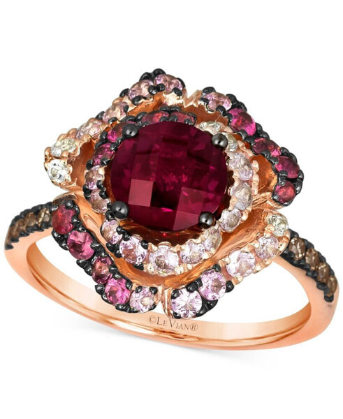 Кольцо Le Vian Multi-Gemstone & Chocolate Diamond in Rose Gold.