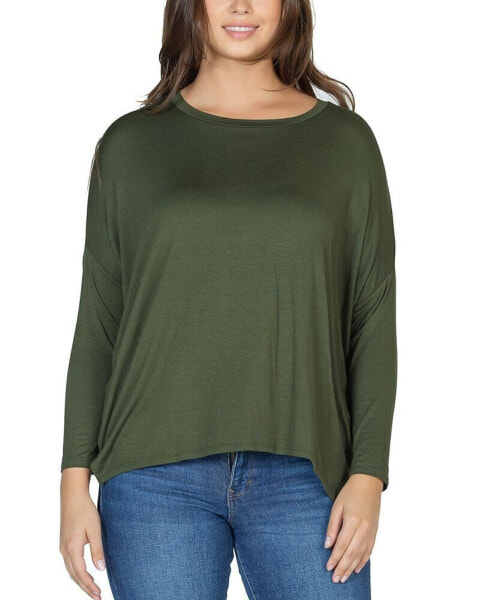 Women's Long Sleeve Oversized Dolman Top